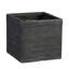 HORTICO Ribbed Light Concrete Square Planter-39265465-39265468