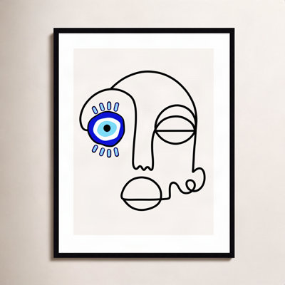 No Evil Allowed Print by Shatha Al Dafai