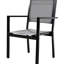 Chaise de table U-Style - acier, moderne pour patio, balcon, jardin, sièges 6 et structure en acier-2065730368