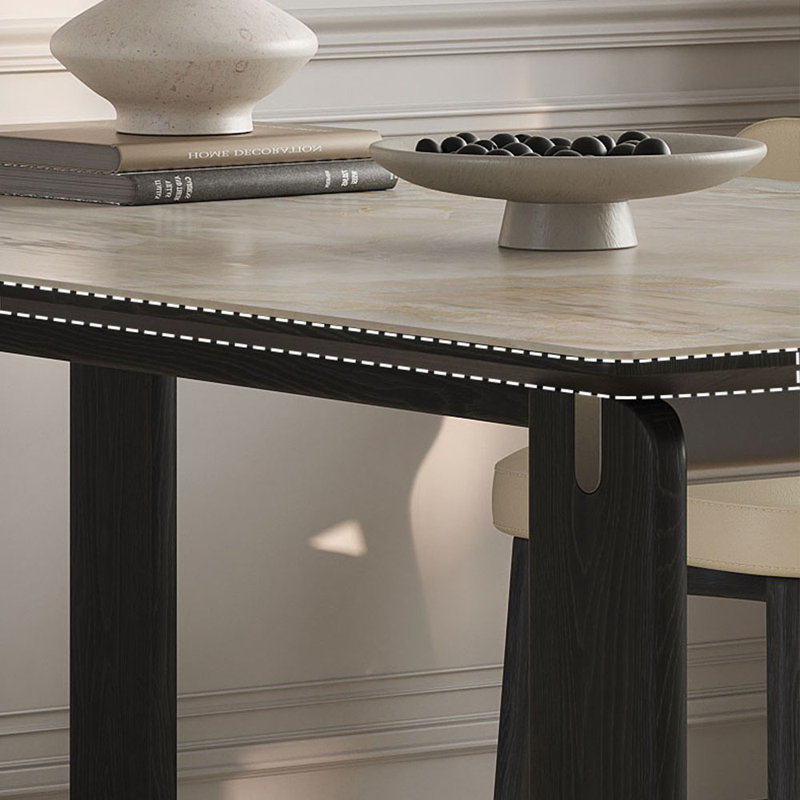Table de salle à manger Modern, H 29,52 po x L 78,74 po x l 35,43 po