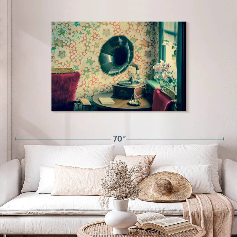 Gramophone Abarca Vintage, H 30 po x l 45 po