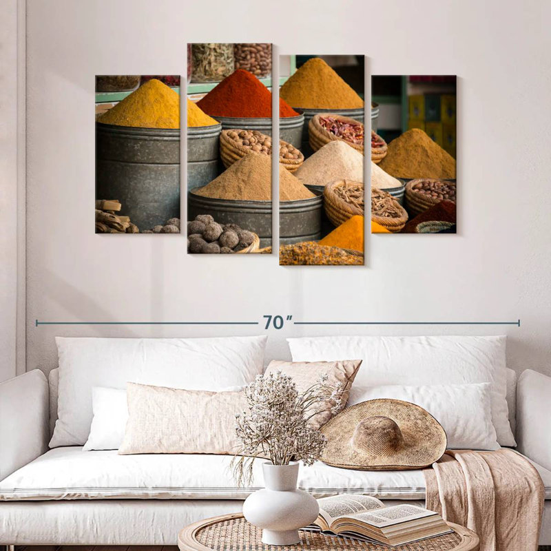 Yarlin Moroccan Souk Spices, 32" H x 52" W