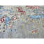 Tapis de zone one-of-kind à la main noué la bleu/gris/brun 7 pi 11 po x 10 pi 1 po
