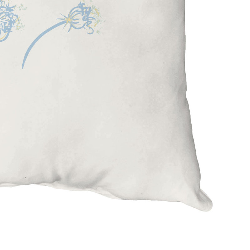  Housse de coussin carré et insert, Bleu, 20 po X 20 po
