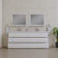 Ensemble de meuble-lavabo double 84 po Arjina-473727005