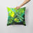 Dragonfly Summer Flies Indoor/Outdoor Square Throw Pillow-1132162263