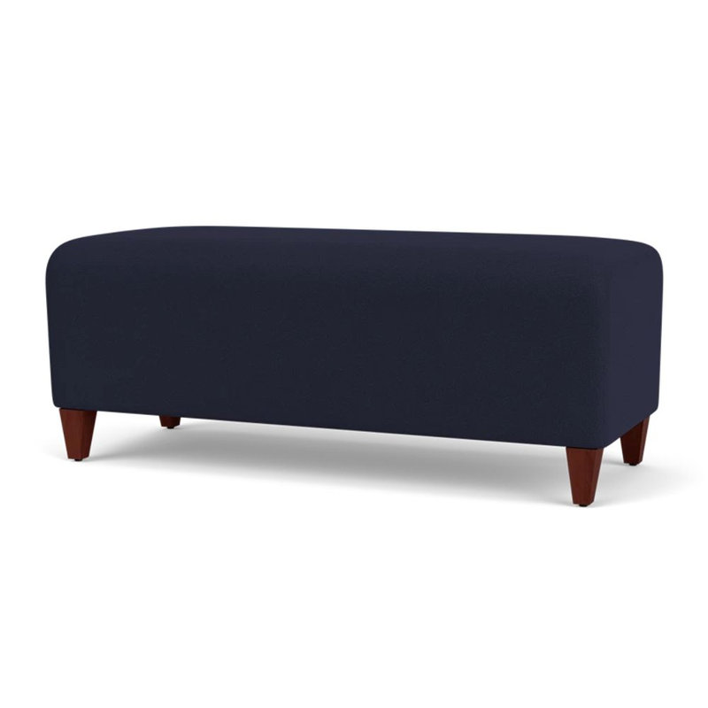 Banc de réception Siena, Acajou, Bleu marine Open House