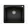 Diamond 25" L x 22" W Granite Composite Drop-In/Undermount Kitchen Sink with Basket Strainer