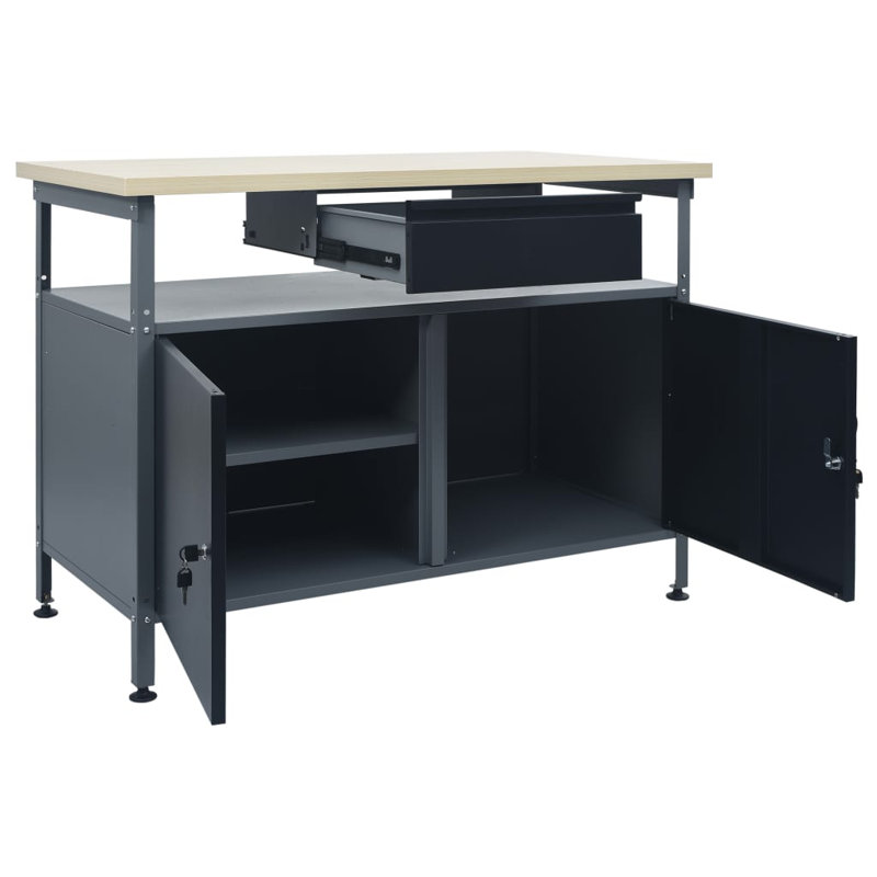 Vanzant 304.8 cm W Steel Shelving Unit