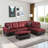 Larelle 103.5" Wide  Sofa & Chaise-445747210-445747211