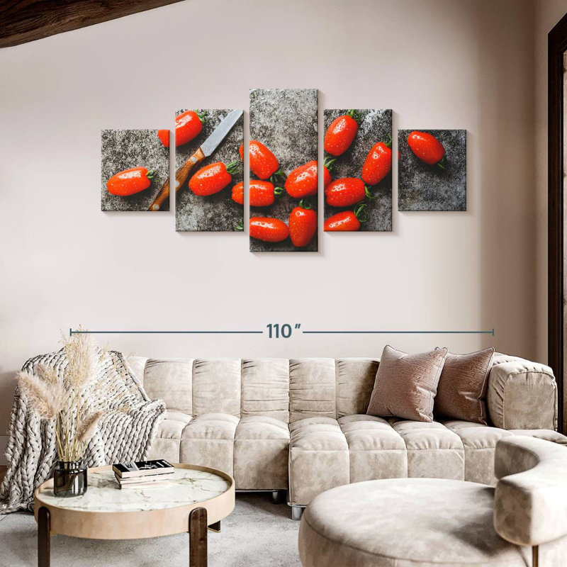 Succulent Tomatoes, 42" H x 92" W