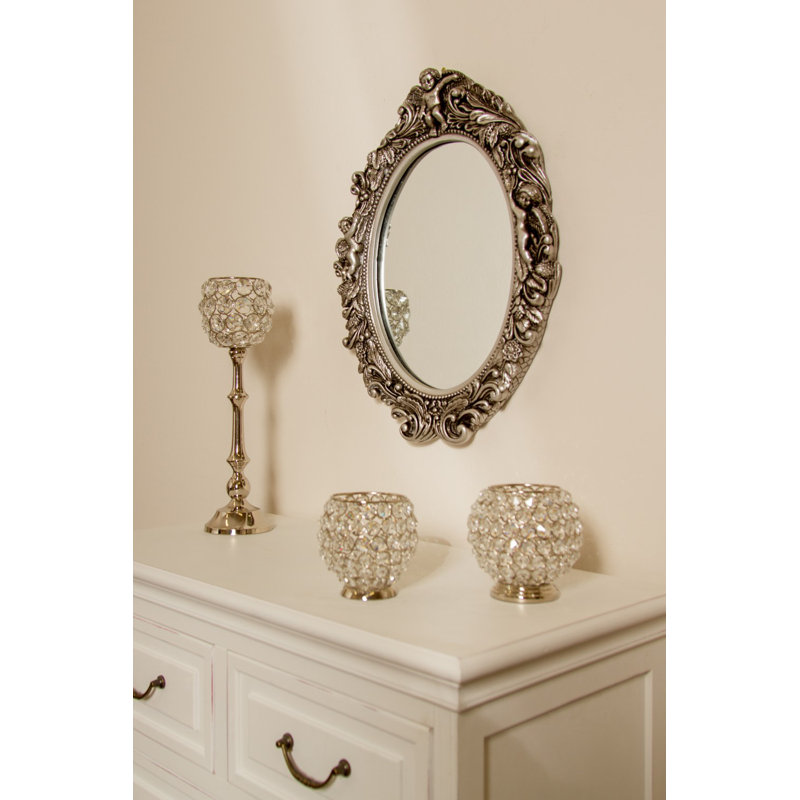 Flat Wall Mirror, Silver
