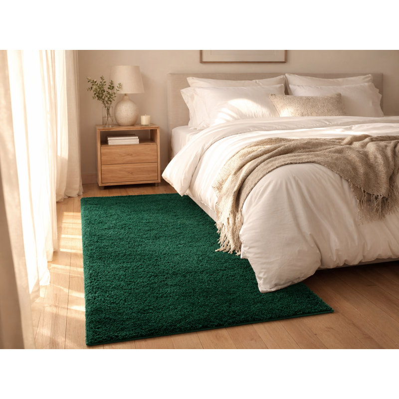 Adavia Shaggy Rug, Rectangle 160 x 230 cm, Green
