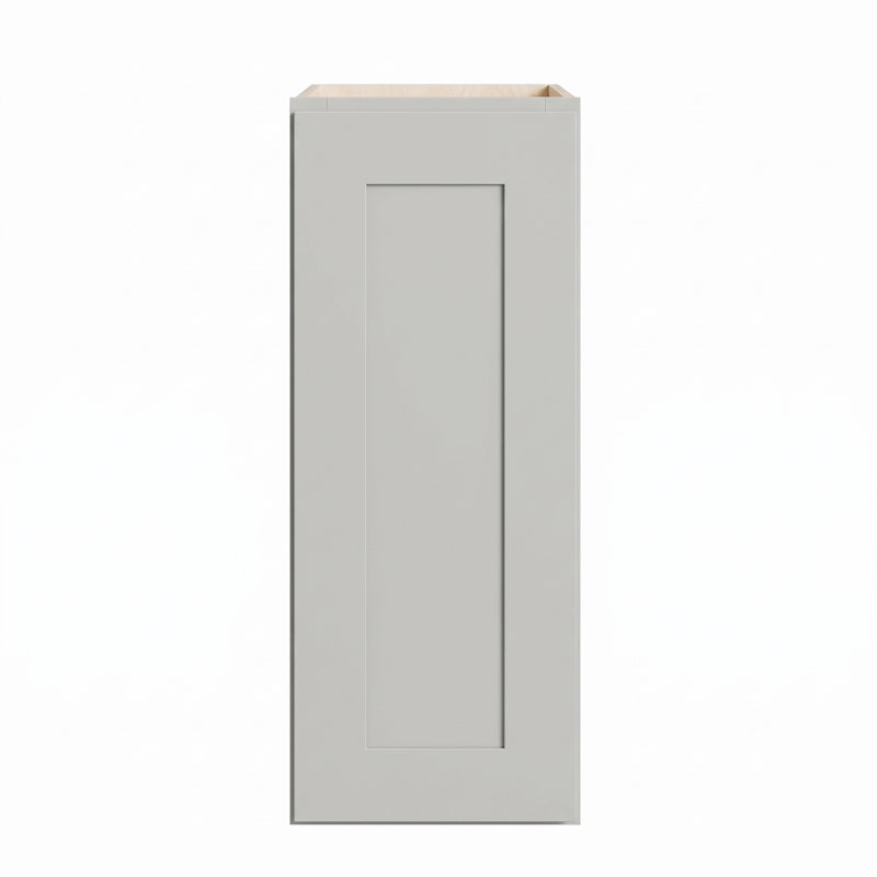 Armoire murale moderne de style Shaker, structure en bouleau massif, caisson en contreplaqué plaqué bouleau, fini mat doux à base d'eau, étagère réglable, plusieurs largeurs (9" à 39")