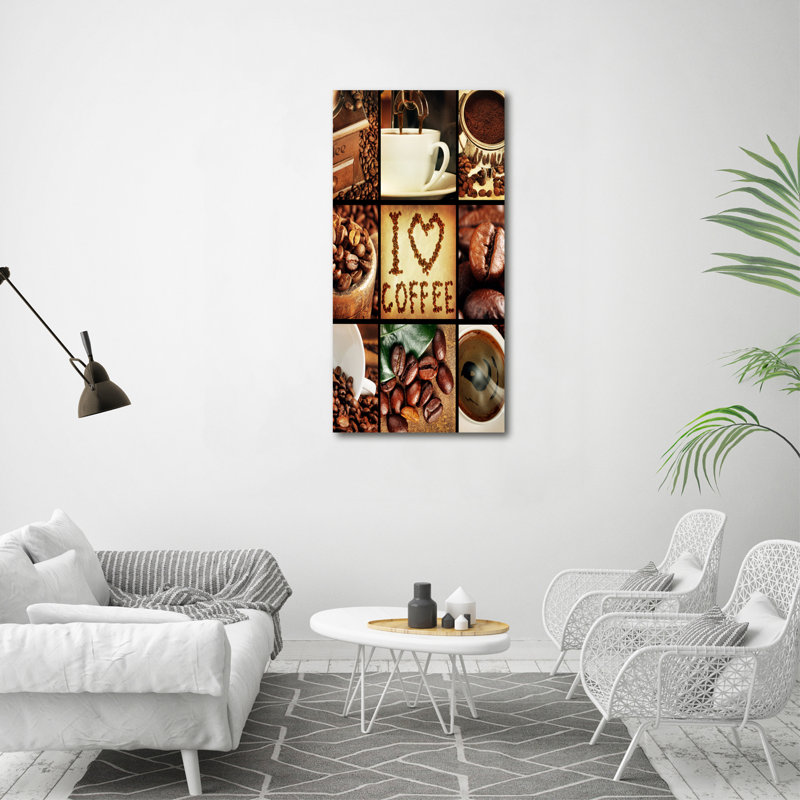 Coffee Collage - Wrapped Canvas Print
