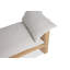 Katelyn White Oak Bench