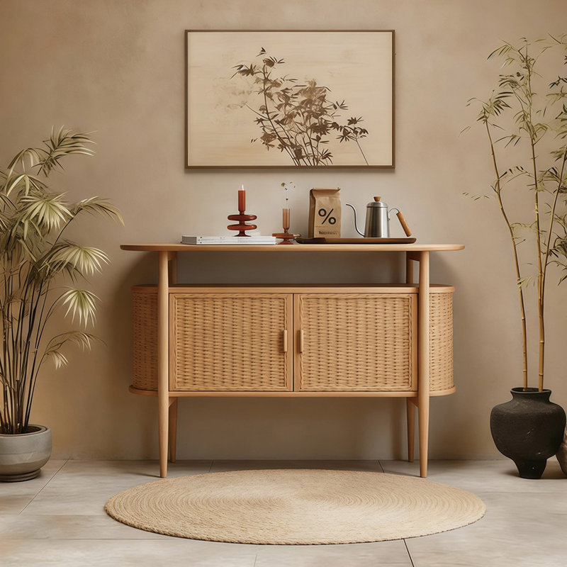 Buffet haut de gamme de style chinois, H 35,4 po x l 47,2 po x P 15,7 po