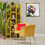 "Blissful Beats Monkey", art mural encadré flottant par Leon Devenice-376023939-376023942