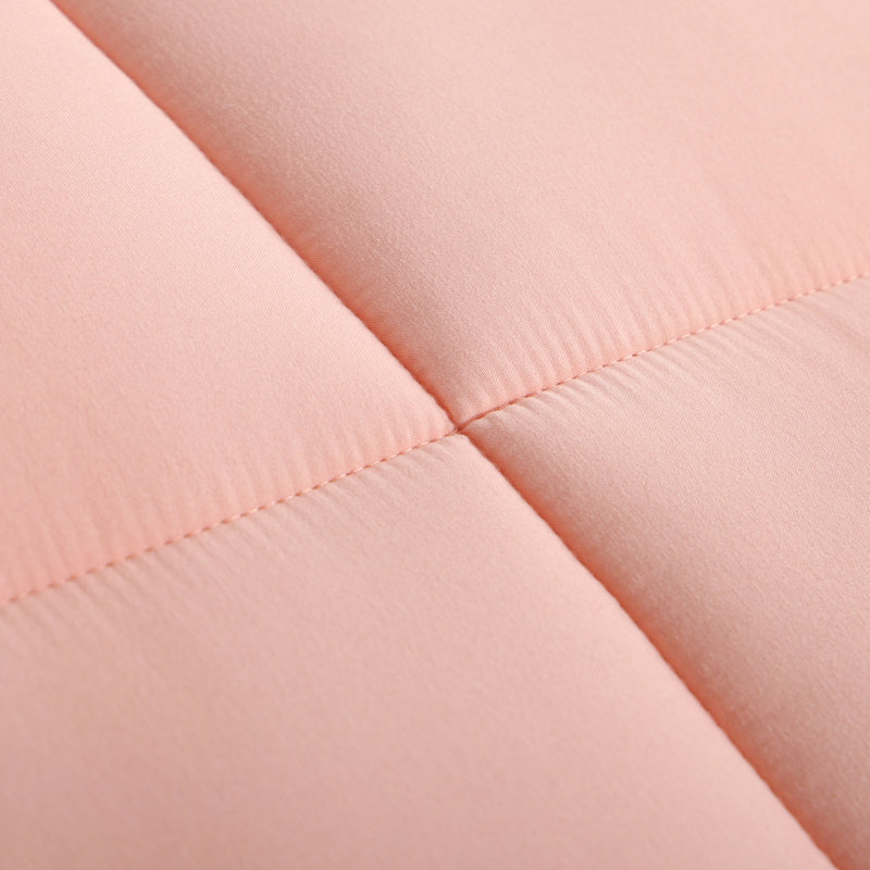 Ensemble d'édredon en microfibre 5/7-pièces , Rose, Édredon double et 6 pièces supplémentaires