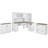 Huckins 4 Piece Computer Desk Office Set-267148467