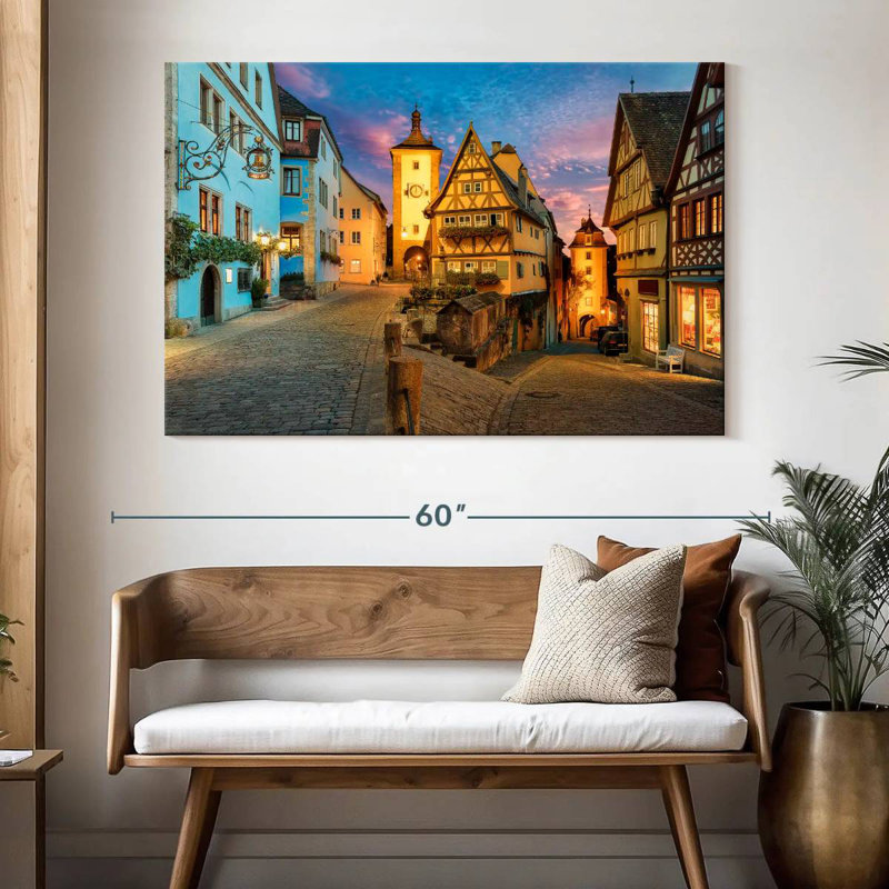 Lilie Rothenburg-sur-la-Tauber, H 34 po x l 51 po