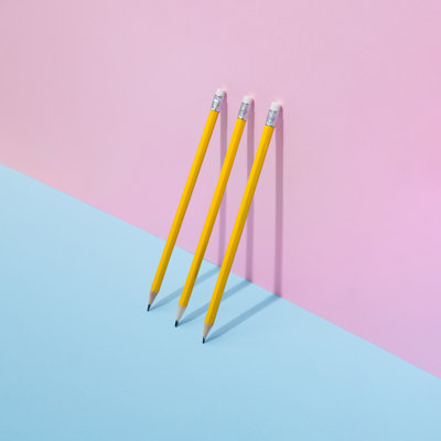 School Pencils - Wrapped Canvas Print