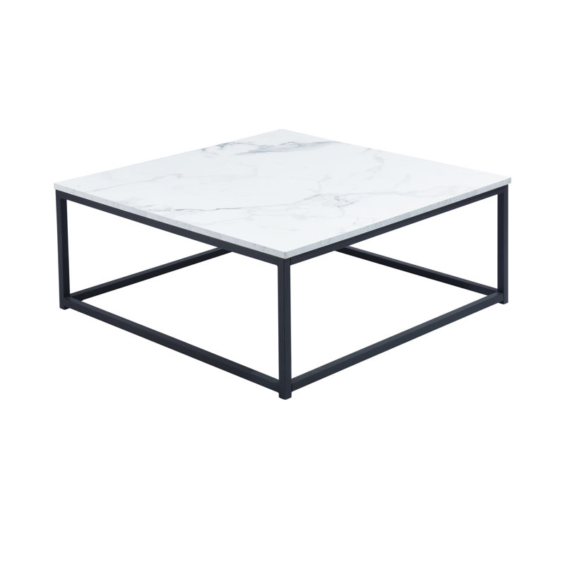 Jazmariah Frame Coffee Table, White