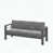 Coussin gris / cadre gris est en rupture de stock