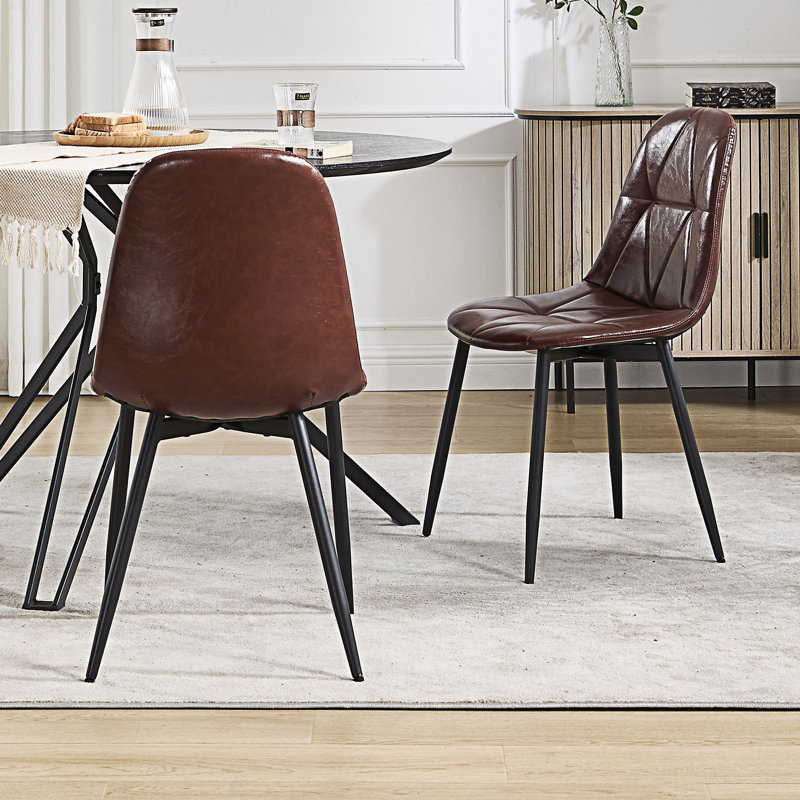 Ensemble de 2 chaises de salle à manger rembourrées
