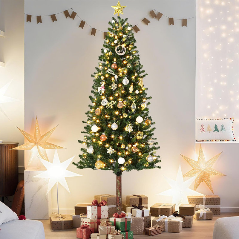 Lighted Artificial Christmas Tree, 0.72m H