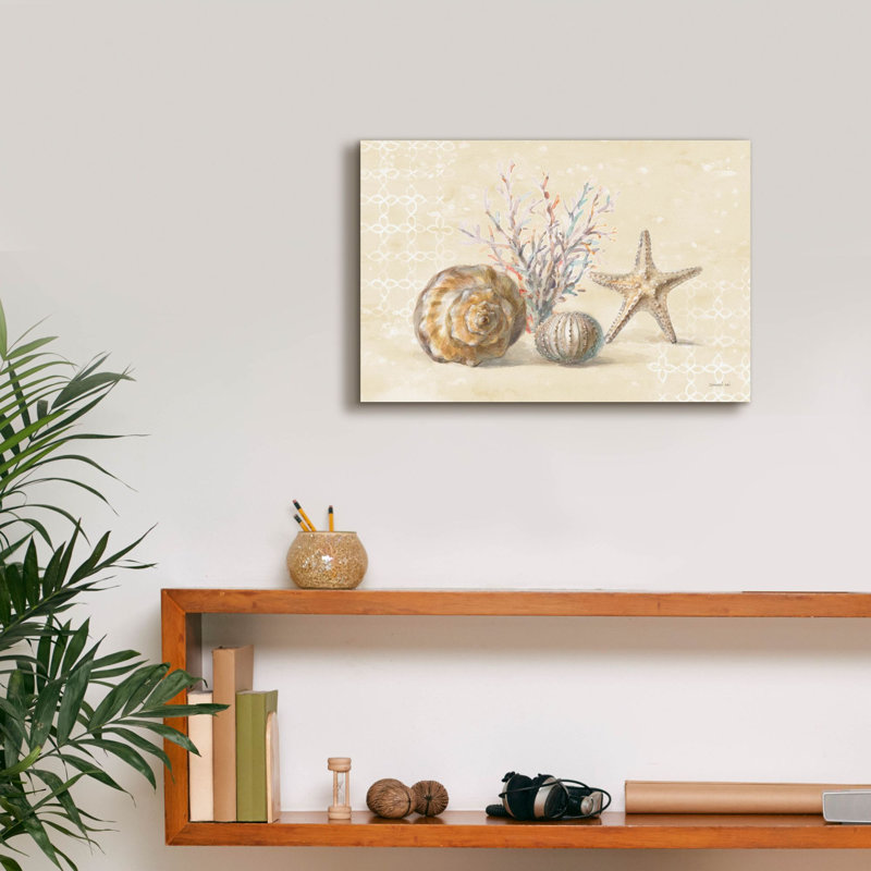 «Sunrise Beach 1» par Danhui Nai, art mural sur toile, H 12 po x l 18 po