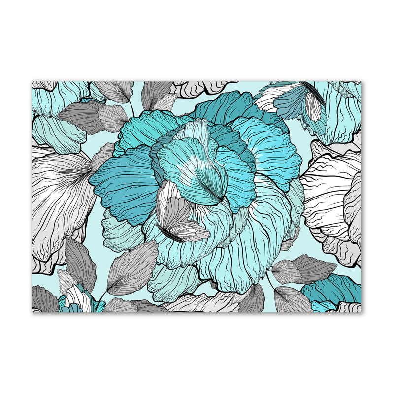 Floral Pattern - Wrapped Canvas Print