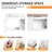 28'' Single Bathroom Vanity With Ceramic Top-1653590622-1653590592
