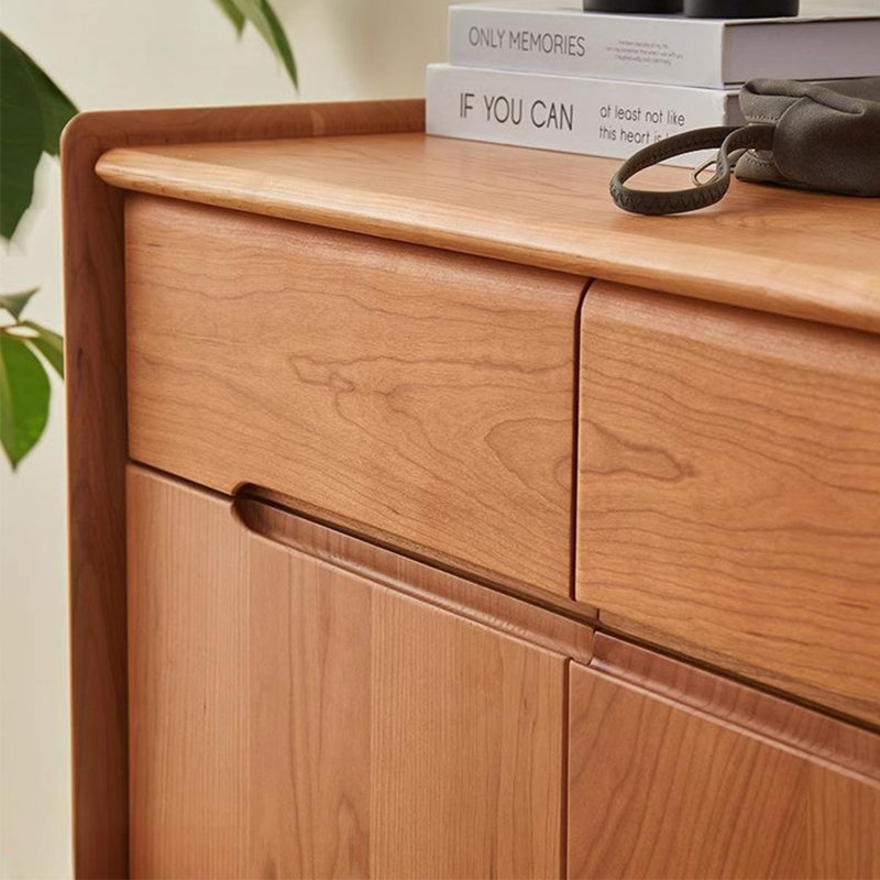 Armoire à chaussures de style nordique avec rangement rétro