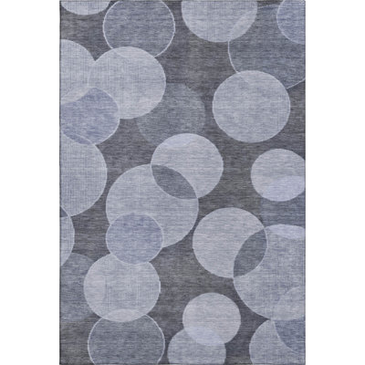 Premium Machine Washable Lubbers AMF1751 Geometric Rug