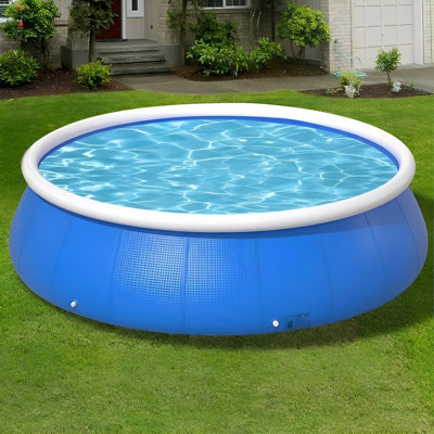 Scendor 6ft X 20in Inflatable Above Ground Swimming Pool, 183cm Round Blow Up Pool For Backyard, Garden