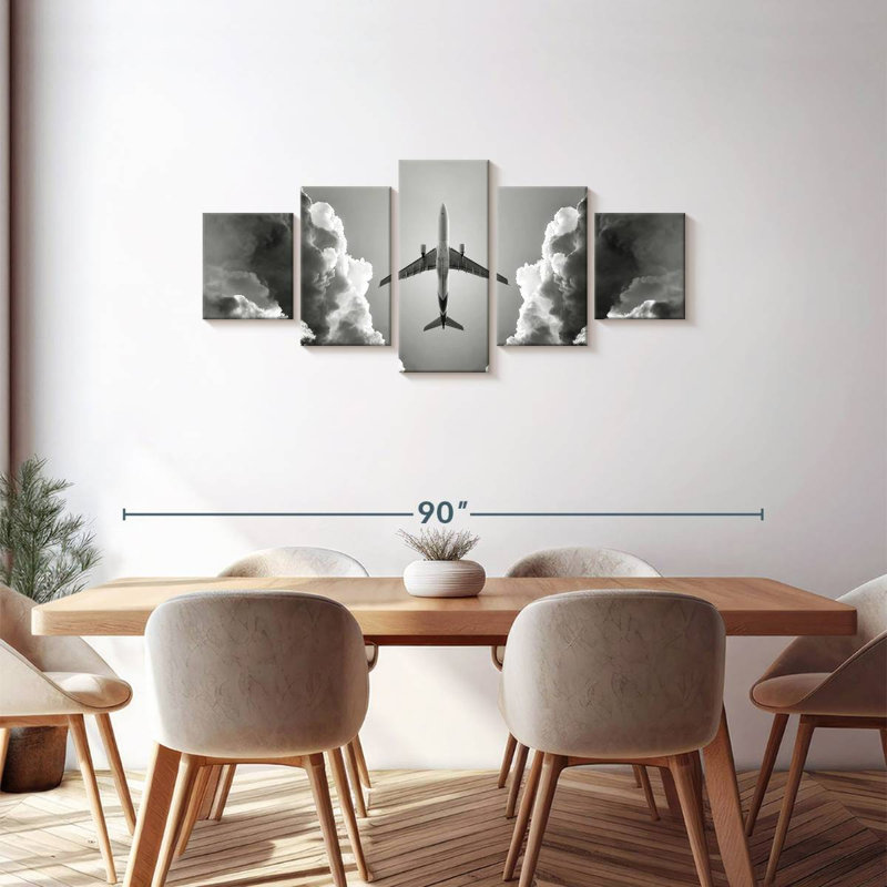 Plane, 30" H x 68" W