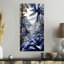 «Blue Nan Blue Calm Jungle Retreat II», reproduction d'art sur toile, art mural apaisant