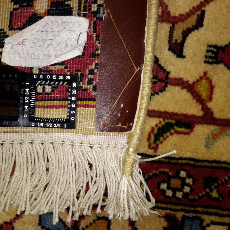 Hand Woven Cotton and Wool Oriental Area Rug