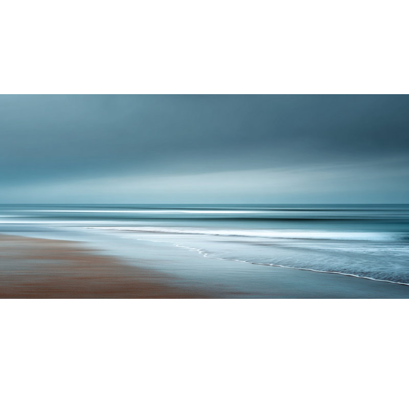 «Quiet Ocean Horizon», art mural sur toile tendue, H 24 po x l 48 po x P 1,5 po