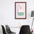 Llama Enjoying Bubble Bath by Big Nose Work - Floater Frame Print on Canvas-1447014587-1447014561