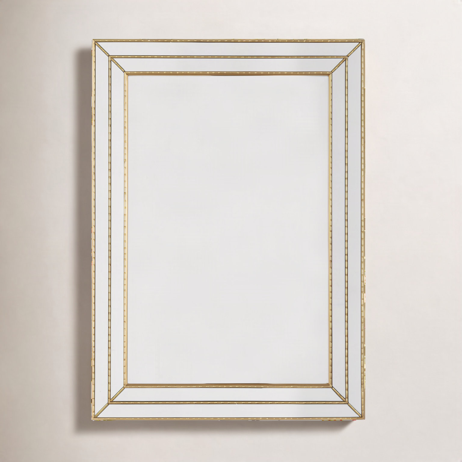 Almyra 24" Accent Mirror, Metallic Gold