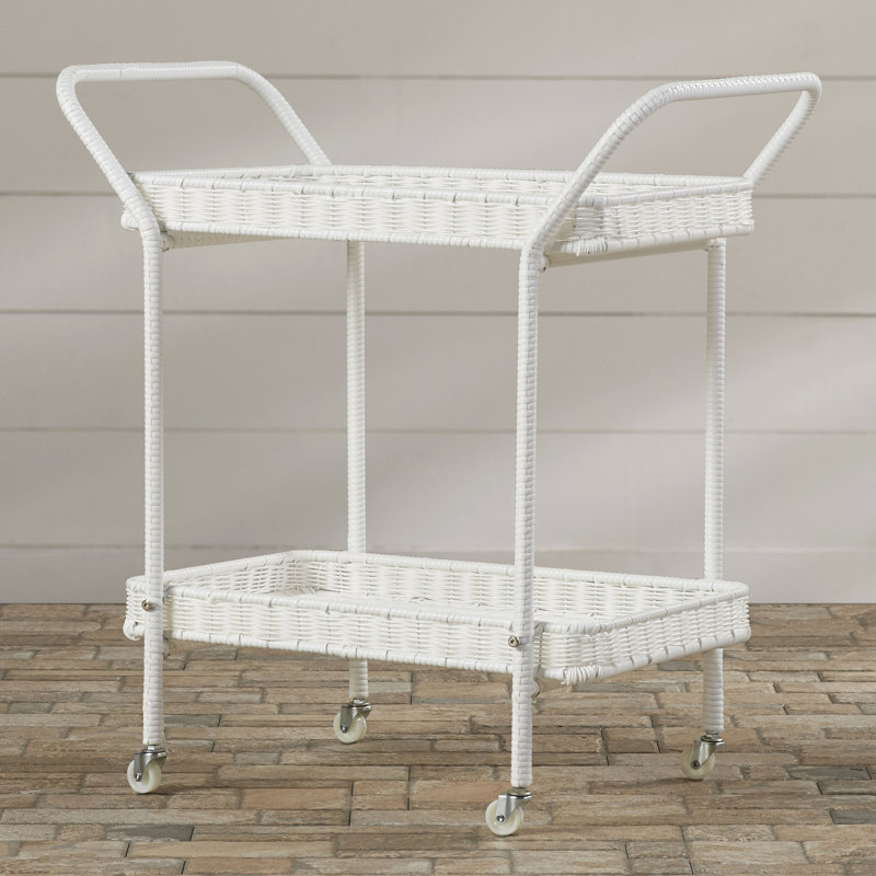 Warba Bar Cart, White