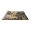 Tapis abstrait 100% lavable à la machine 5376-87357571