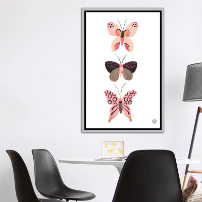 «Butterfly Trio», art encadré
