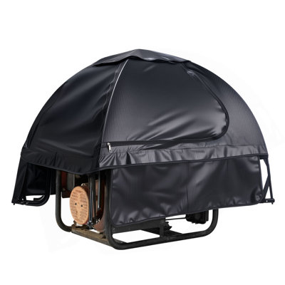 Generator Cover Universal Waterproof Cover 36X26x26 In For 70-108 In Black
