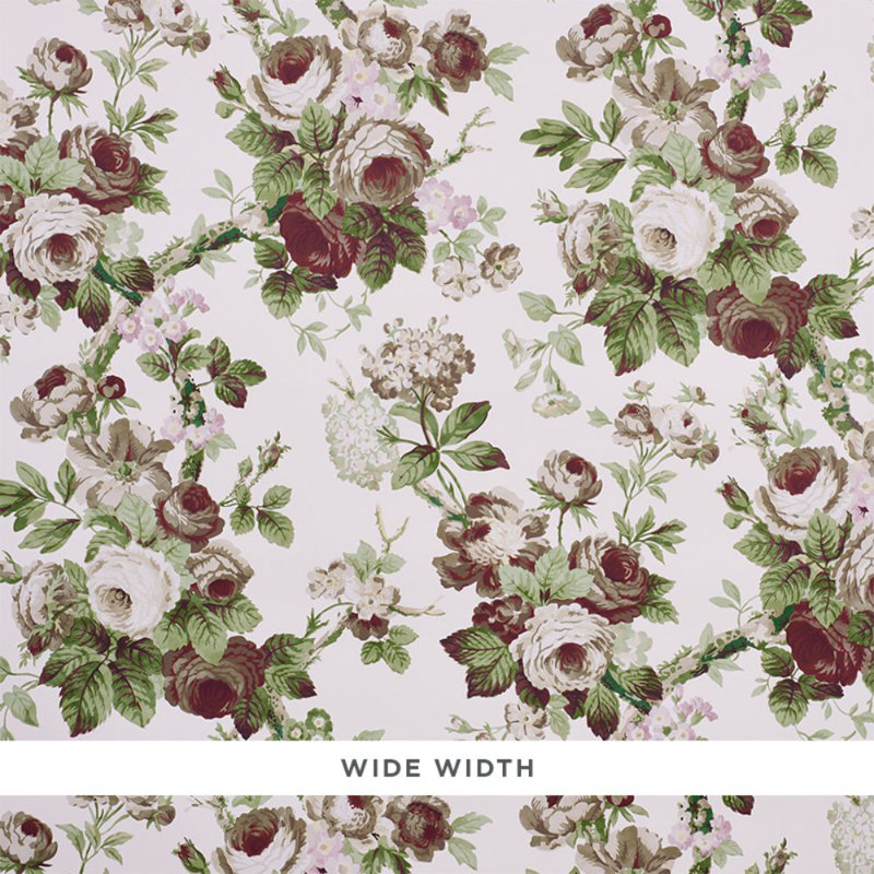Nancy Floral Wallpaper, Grisaille