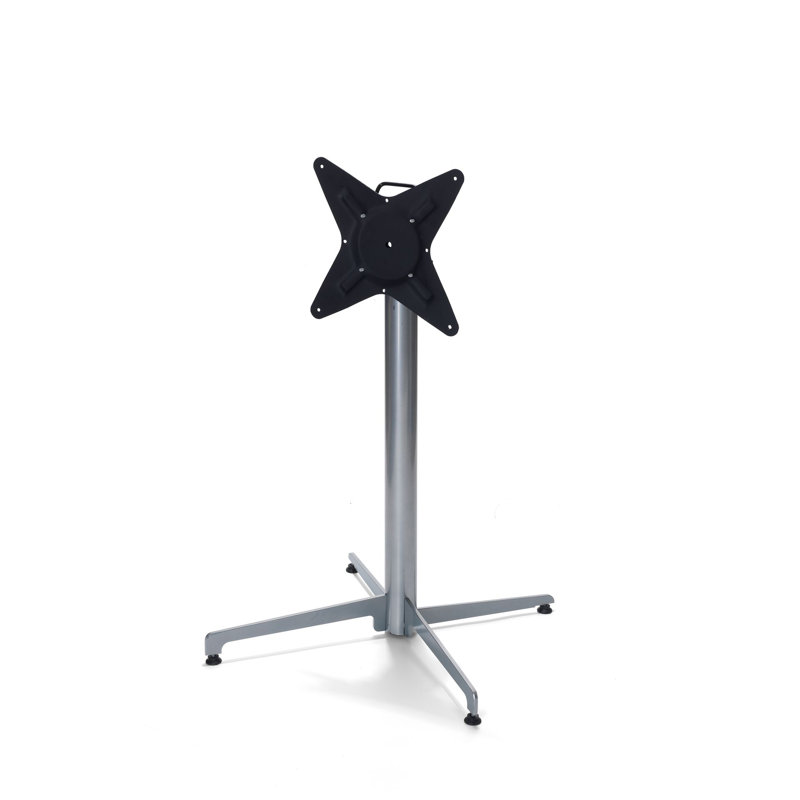 X Cross Table Frame Low, 74cm H x 40cm W x 40cm D, Black