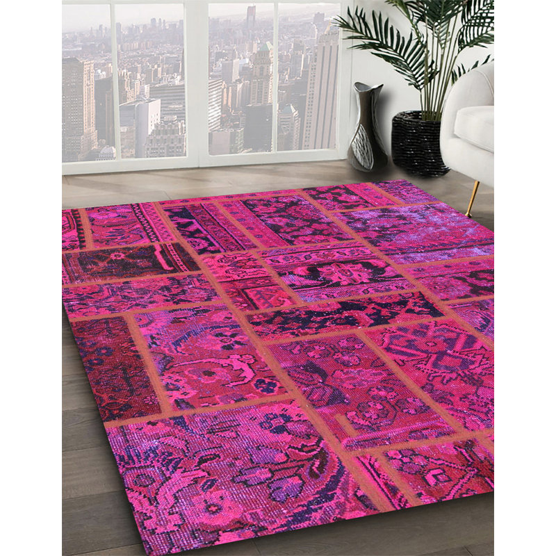 Tapis abstrait moderne 5596, Carré 6 pi