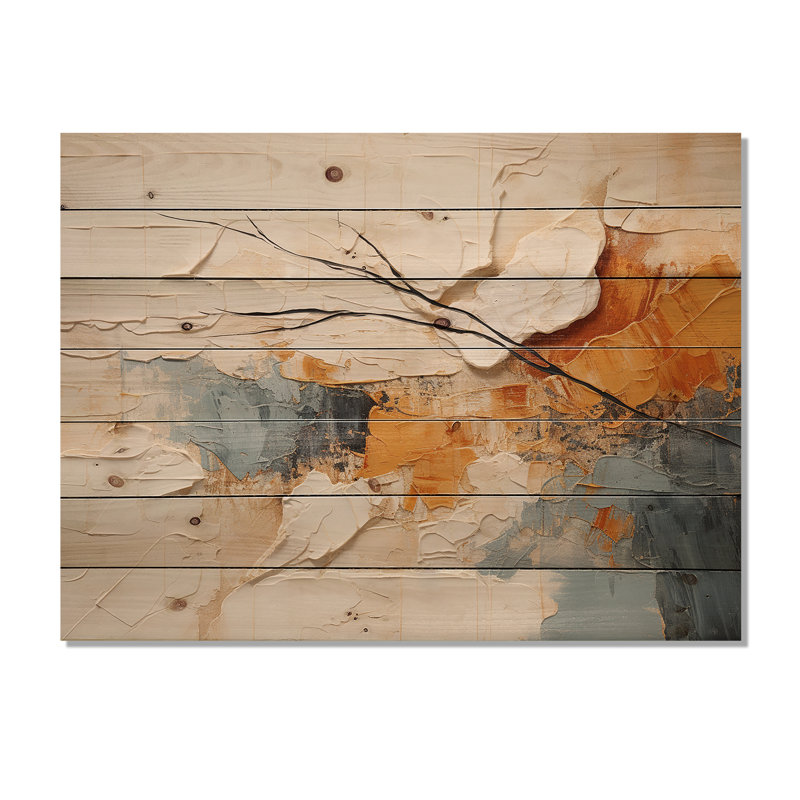 Panneaux de décoration murale Cionni - Paysages en bois, H 24 po x l 32 po